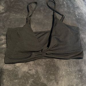 Zaful Black Bikini Top Size S